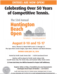 2014 HB USA Open Tennis Tournament
